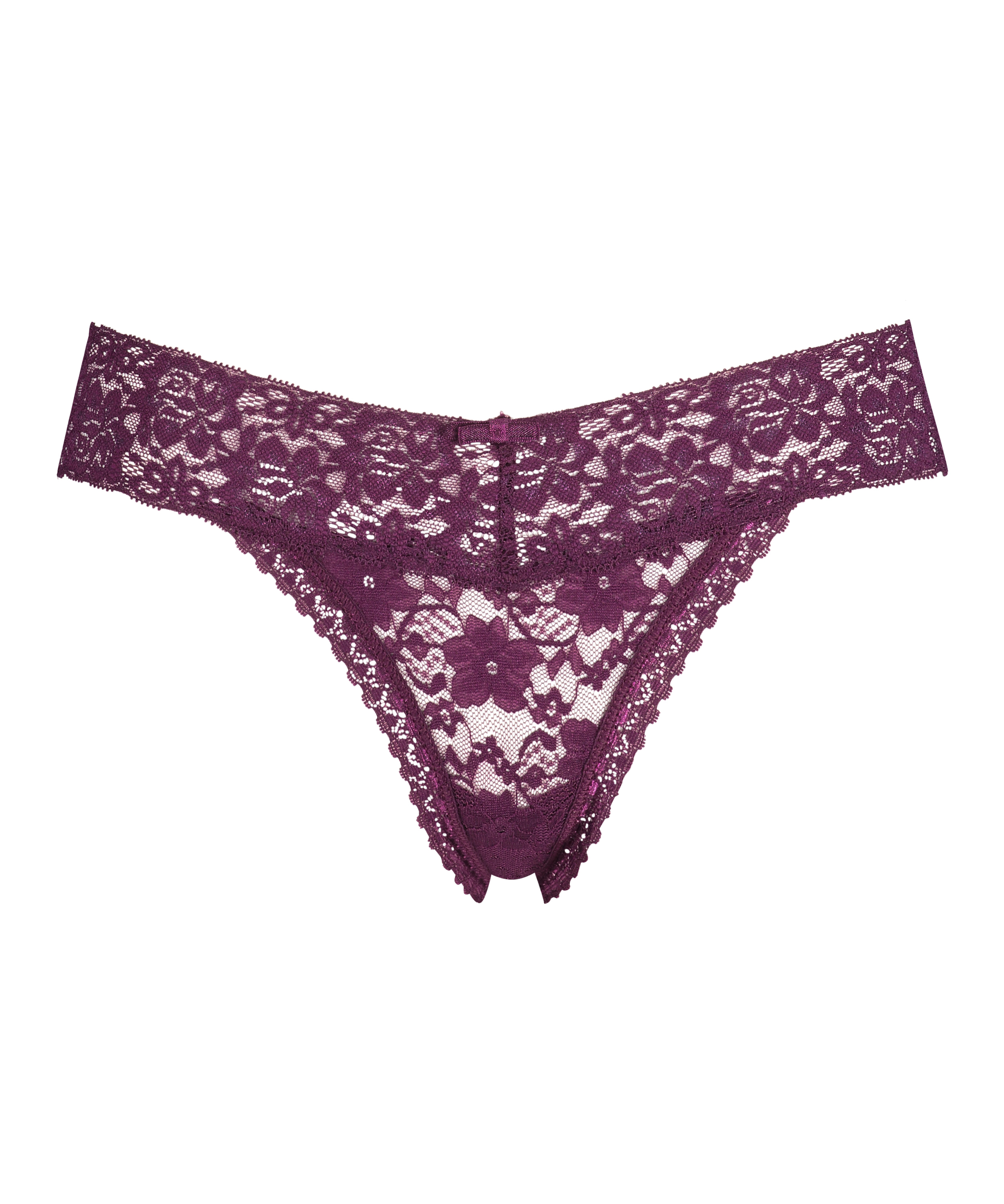 Tanga de corte ultra bajo en forma de V, Morado, main