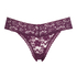 Tanga de corte ultra bajo en forma de V, Morado