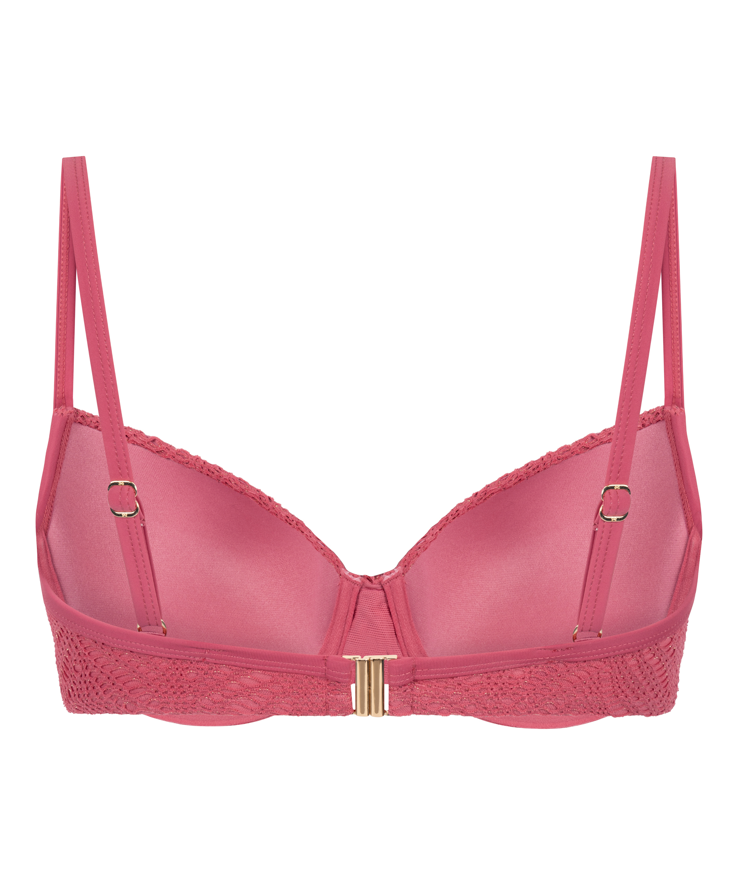 Top de bikini preformado con aros Lanai, Rosa, main