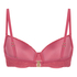 Top de bikini preformado con aros Lanai, Rosa