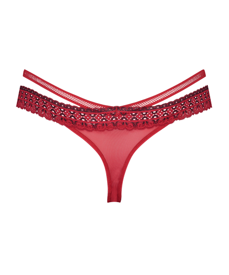 Tanga de corte bajo Cantaine, Rojo