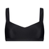 Bikini croptop Vintage HKM x NA-KD, Negro