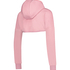 HKMX Sudadera corta con capucha, Rosa
