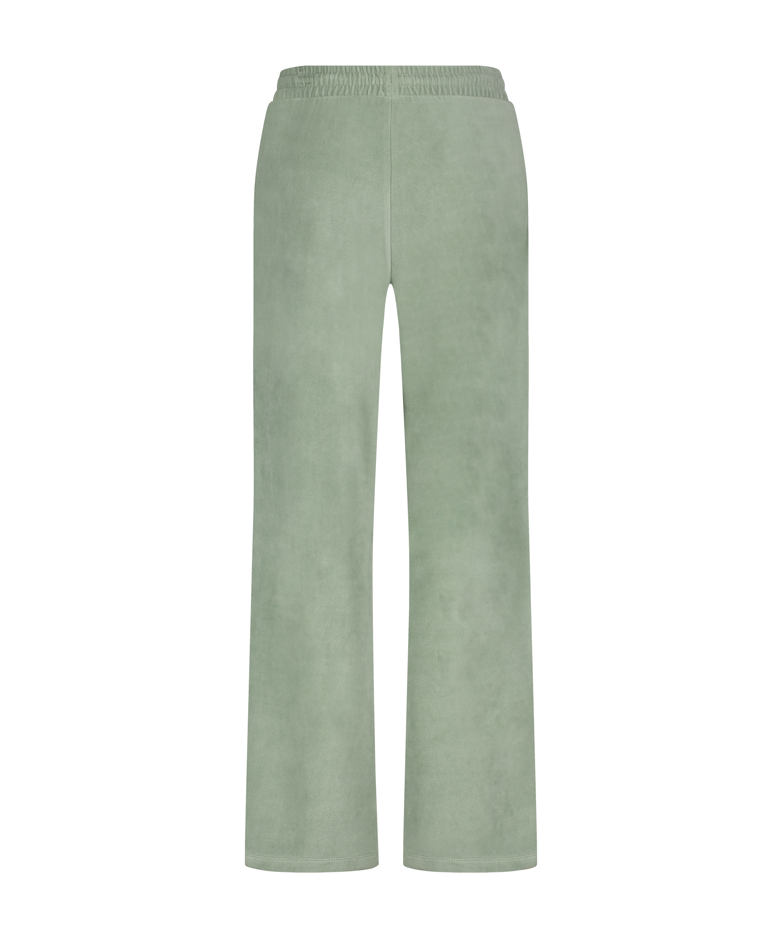 Pantal&oacute;n de pijama de terciopelo, Verde, main