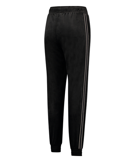 Pantalón de deporte de terciopelo HKMX, Negro