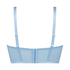 Sujetador longline de aros no preformado Louise Kim Petras, Azul