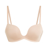 Sujetador push-up de aros preformado Deep-V, Beige