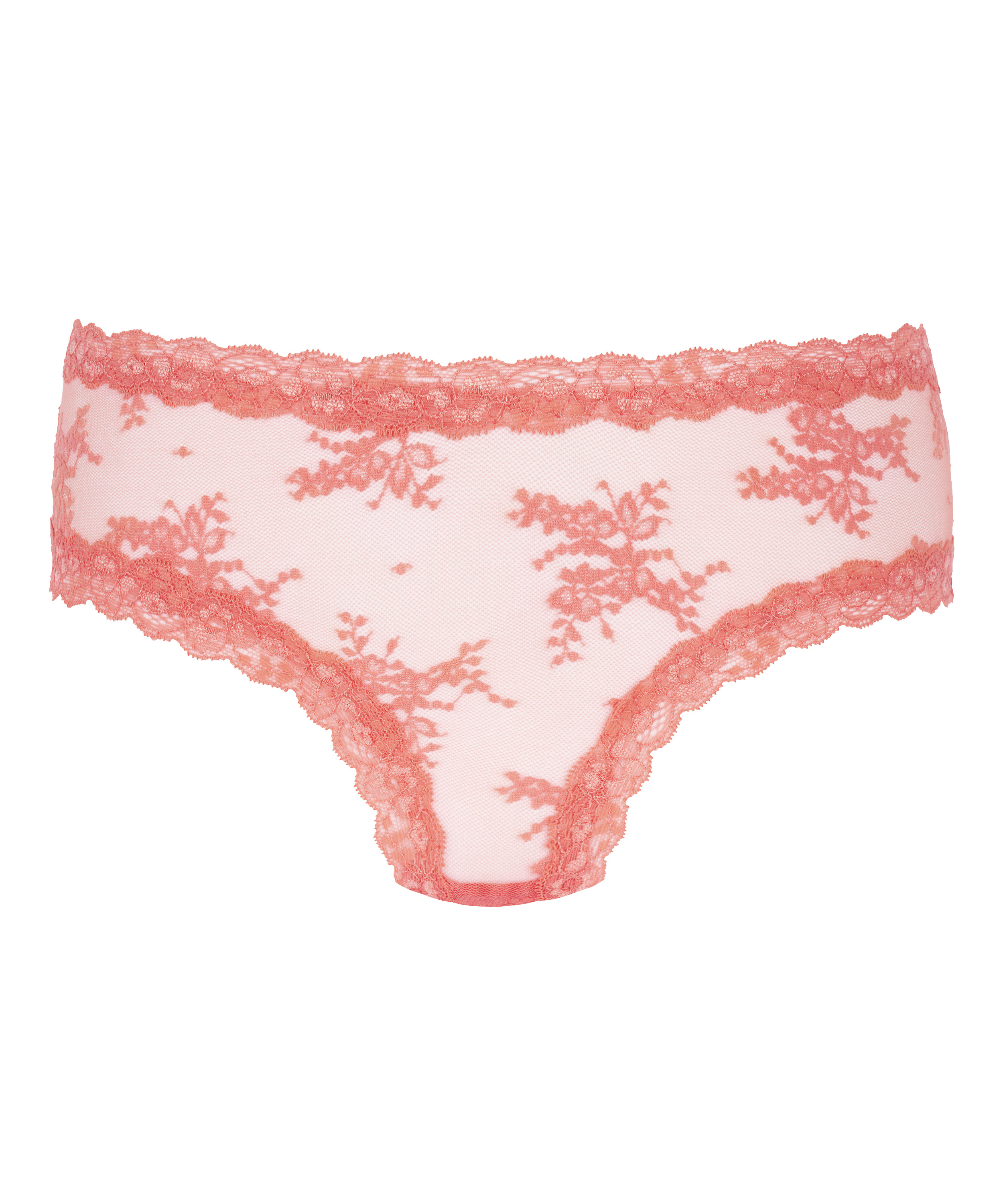 Brasileña en forma de V burn-out mesh, Rosa, main