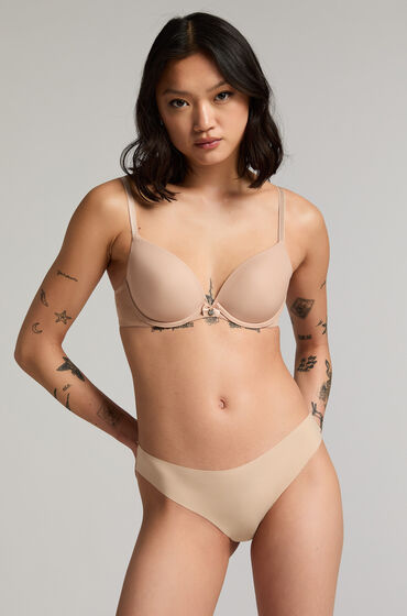 hunkemoller brasilena invisible micro beige