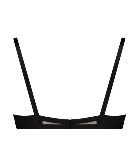 Sujetador de media copa con aros Seductress, Negro