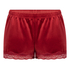 Short Velours Lace, Rojo