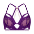 Sujetador longline con aros sin relleno Belladonna, Morado