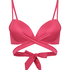 Top de bikini push-up con aros preformado Grenada, Rosa