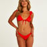 Top de bikini triangular Sardinia, Rojo