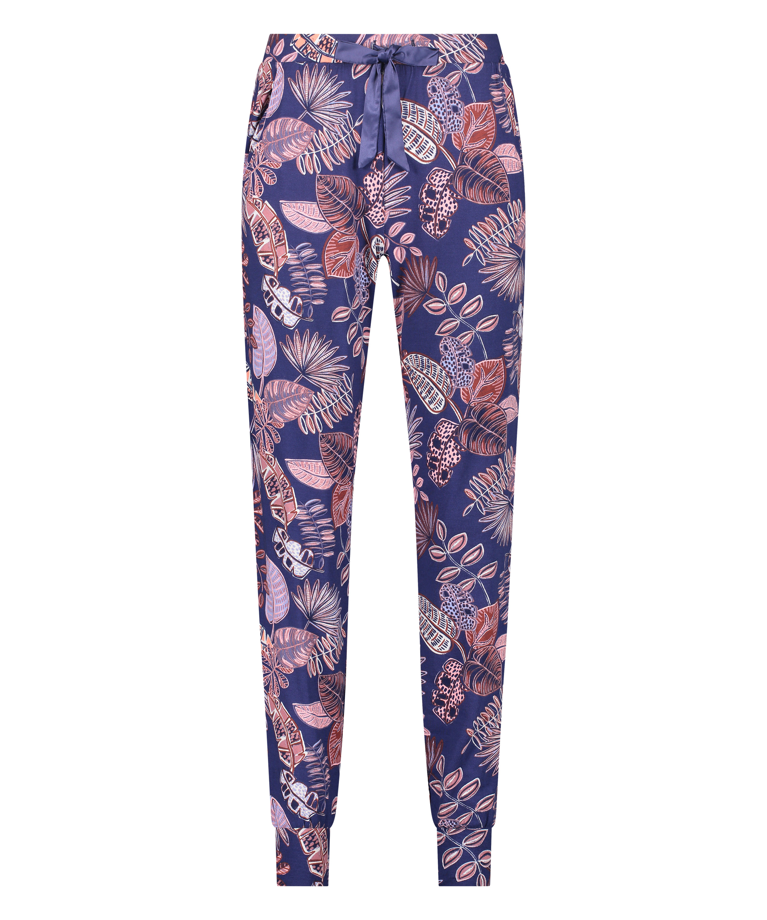 Petite Pantal&oacute;n de pijama de tejido de punto, Azul, main