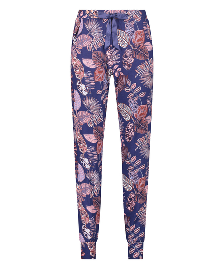 Petite Pantal&oacute;n de pijama de tejido de punto, Azul