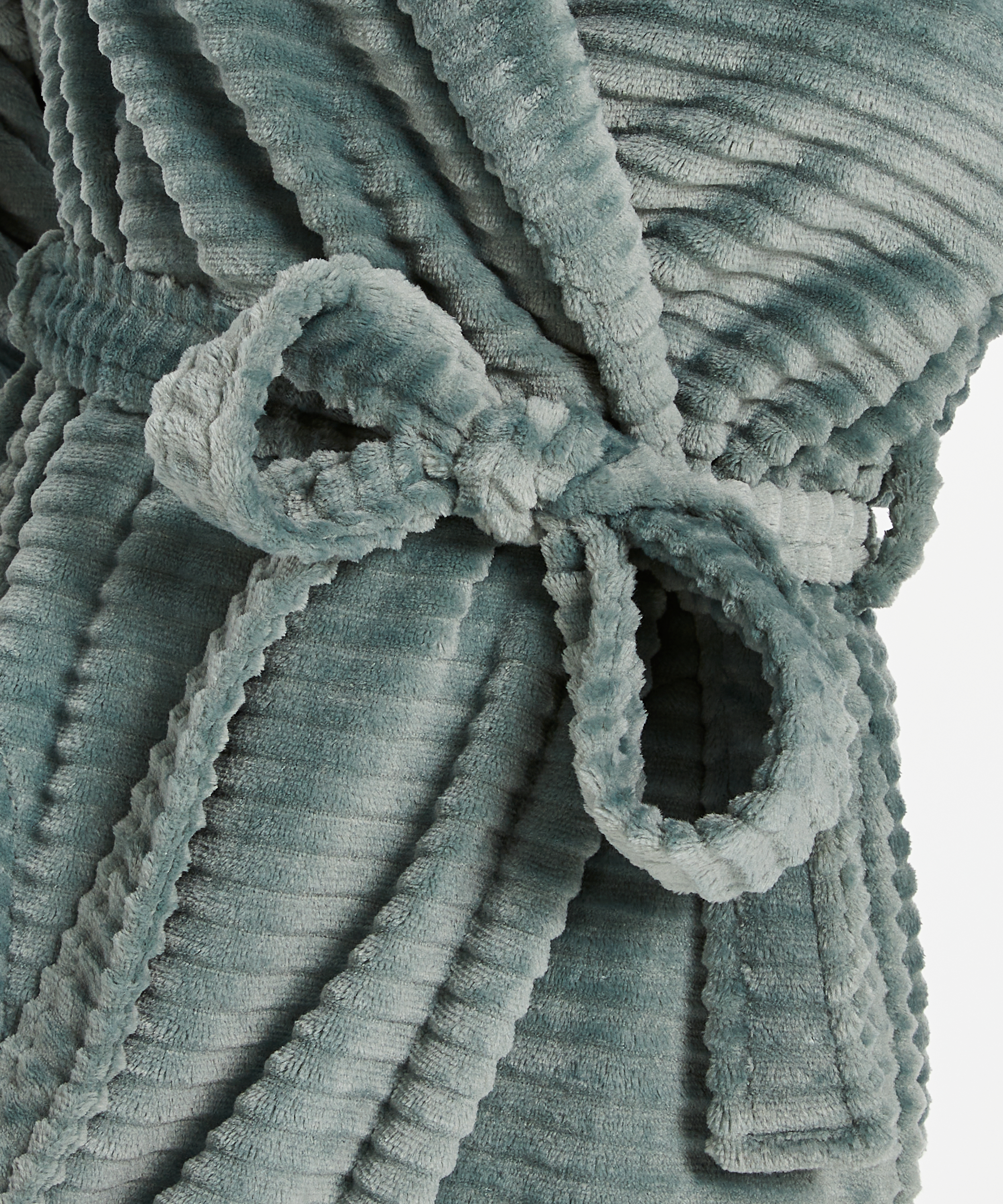 Albornoz corto de forro polar, Verde, main