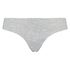 Tanga de algodón Invisible, Gris
