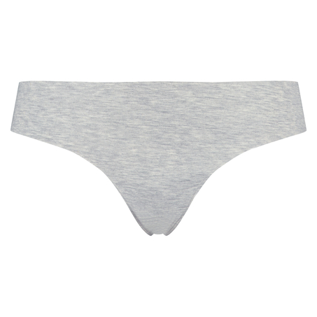 Tanga de algodón Invisible, Gris
