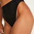 Braguita de bikini de tiro alto Sicily, Negro