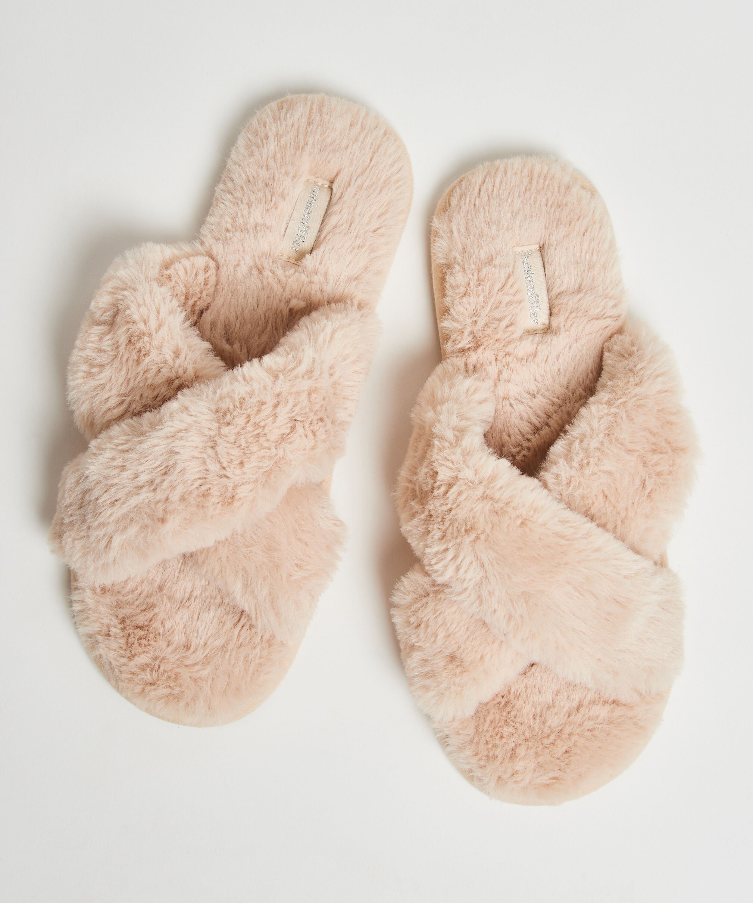 Zapatillas caseras Cross Straps, Beige