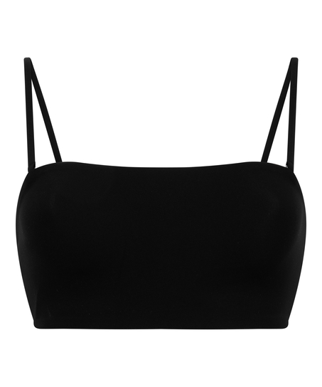Bandeau Bralette Smooth, Negro