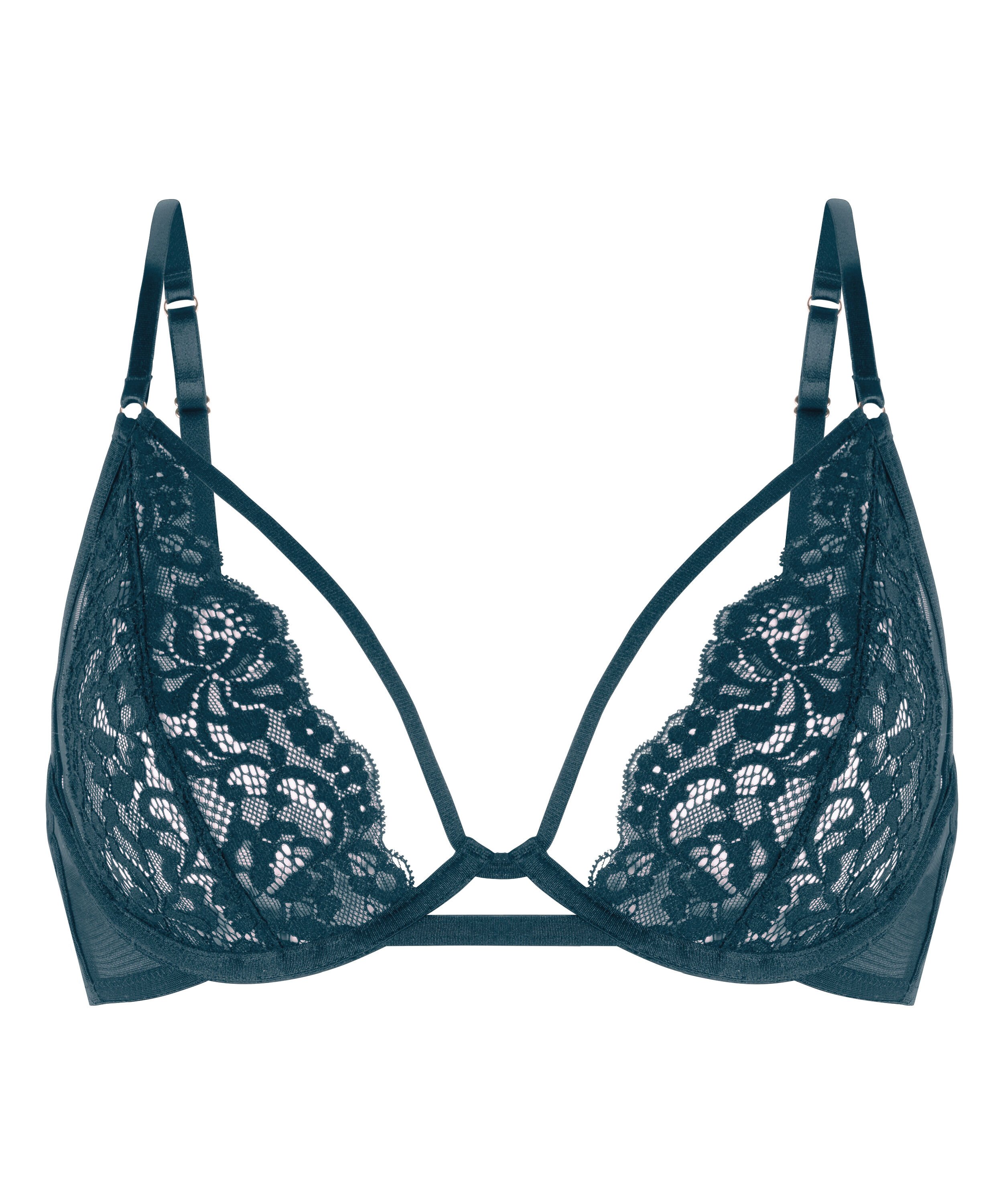 Sujetador sin aros y sin copas Cinnamon, Azul