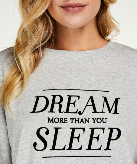 Camisón de manga larga, Gris