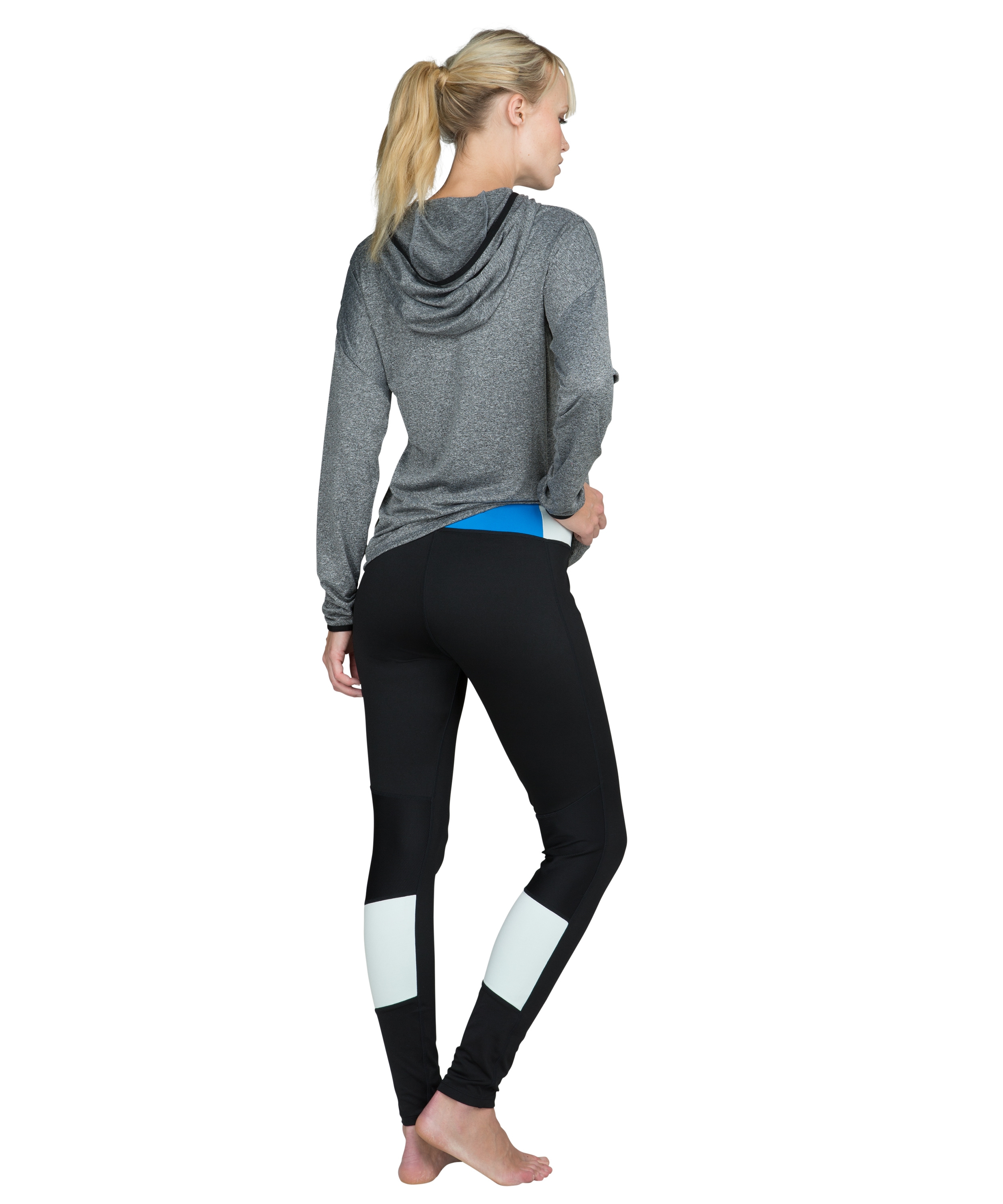 Sports hoodie Venus, Gris, main
