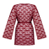 Kimono de encaje integral, Rojo