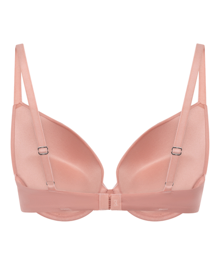 Sujetador push-up de aros preformado Smooth, Rosa