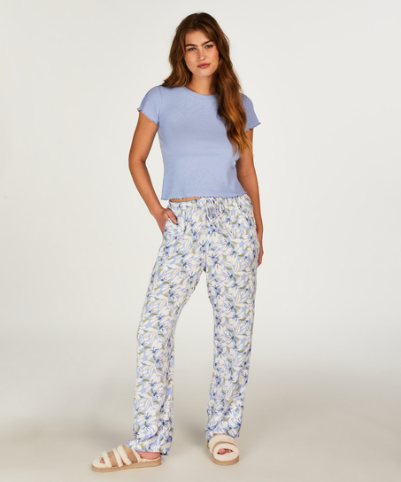 Pantalón de pijama tejido Springbreakers, Blanco