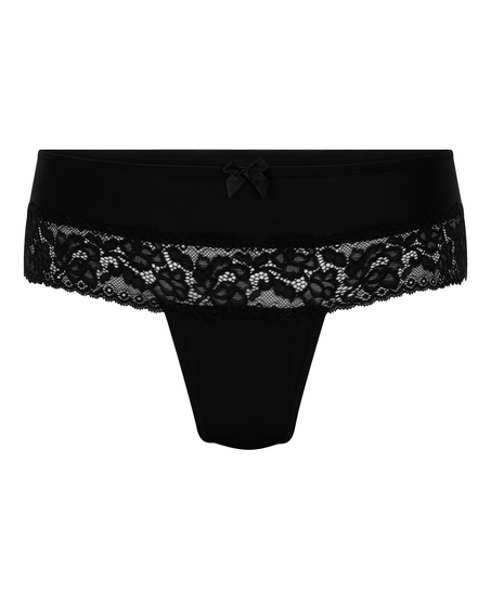 Tanga bóxer Paris, Negro