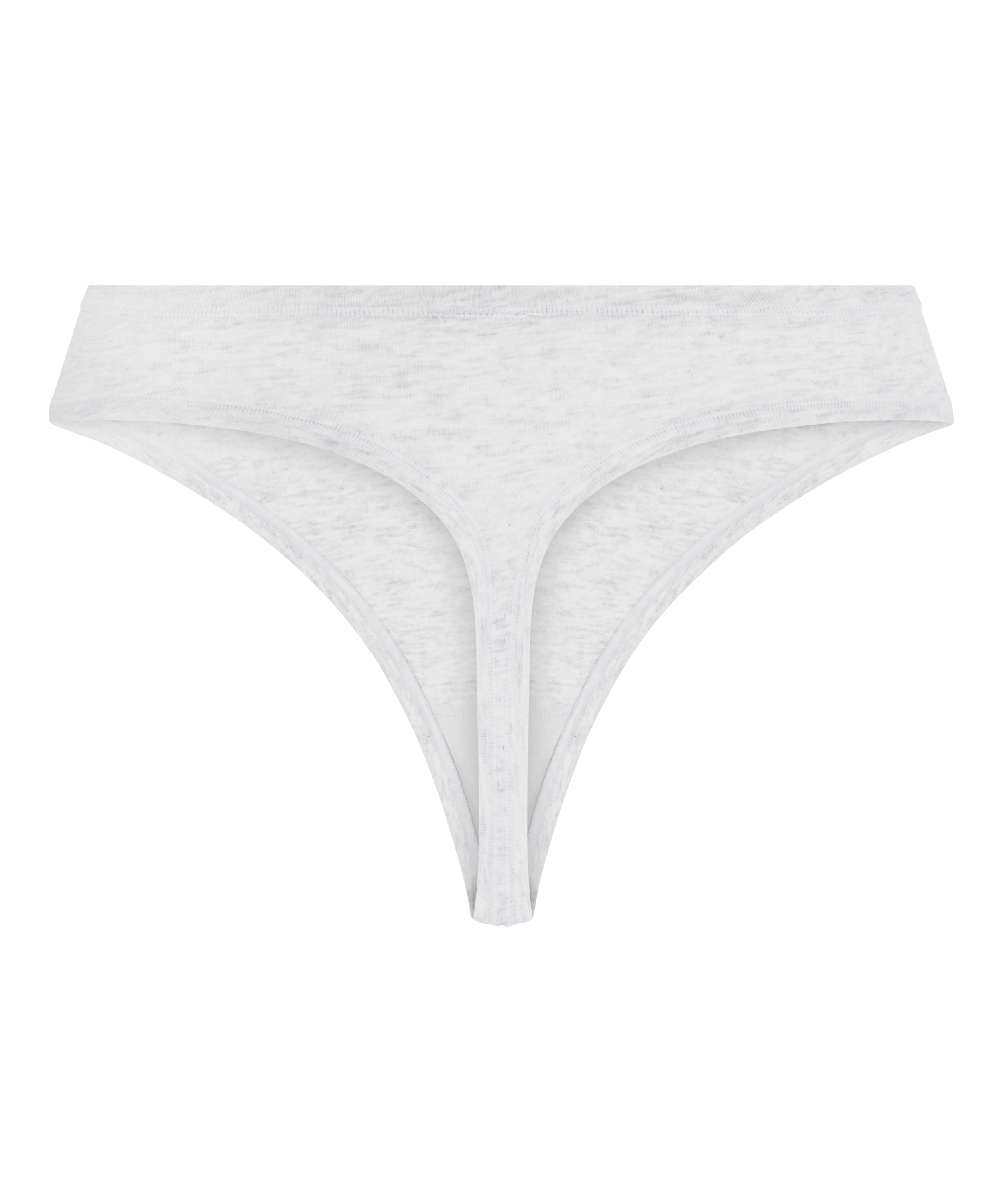 Tanga de algod&oacute;n suave, Gris, main