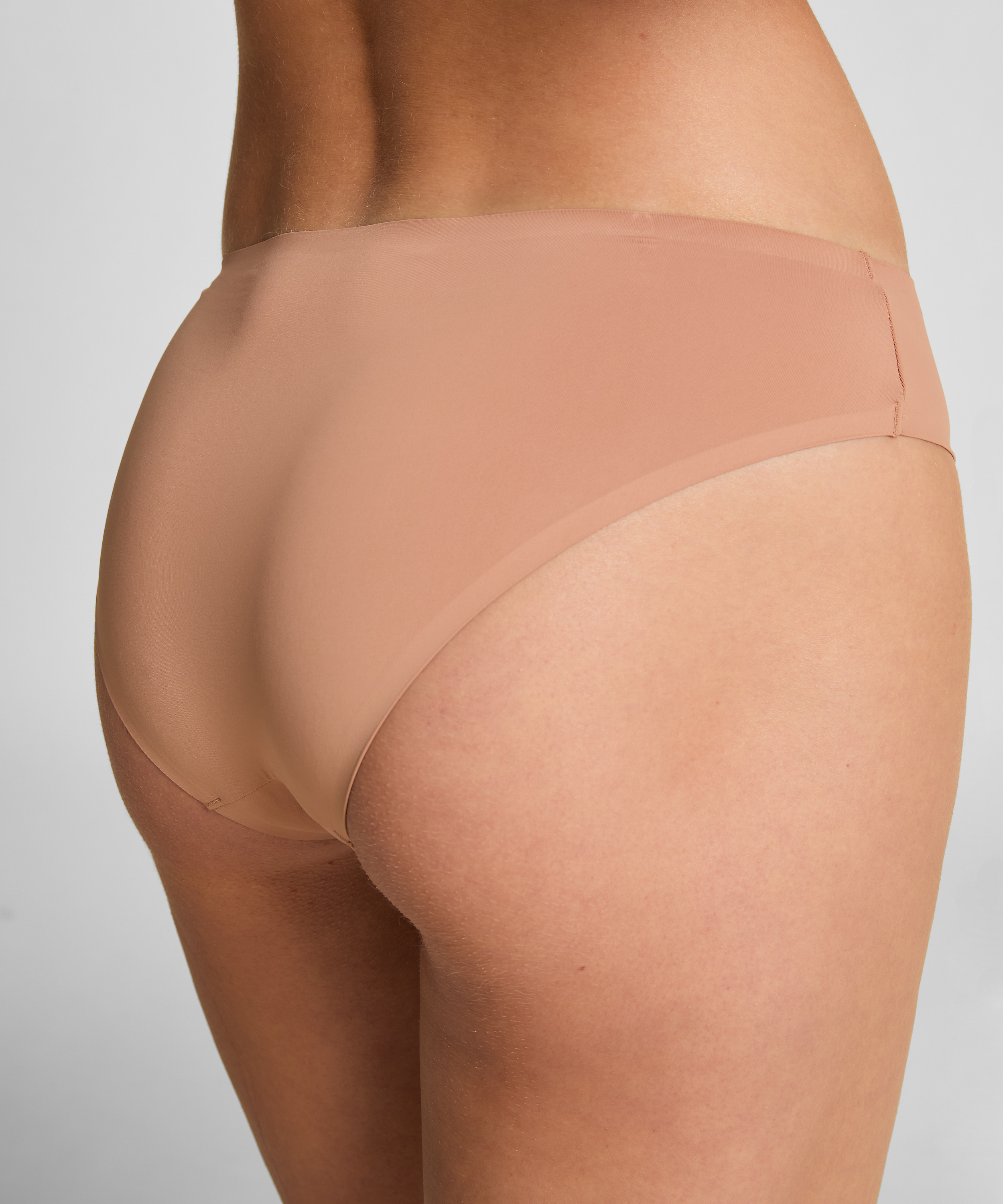 Lote de 3 braguitas brasileñas invisibles, marrón, main