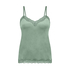 Camiseta top Velours Lace, Verde