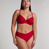Parte inferior de bikini midi Luna Rio, Rojo