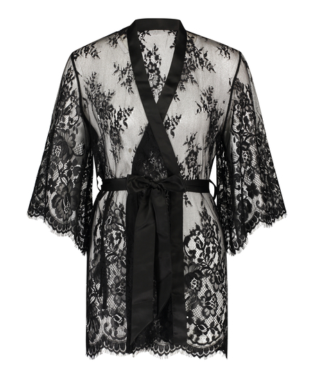 Kimono Lace Isabelle, Negro