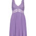 Vestido lencero Nora Lace, Morado