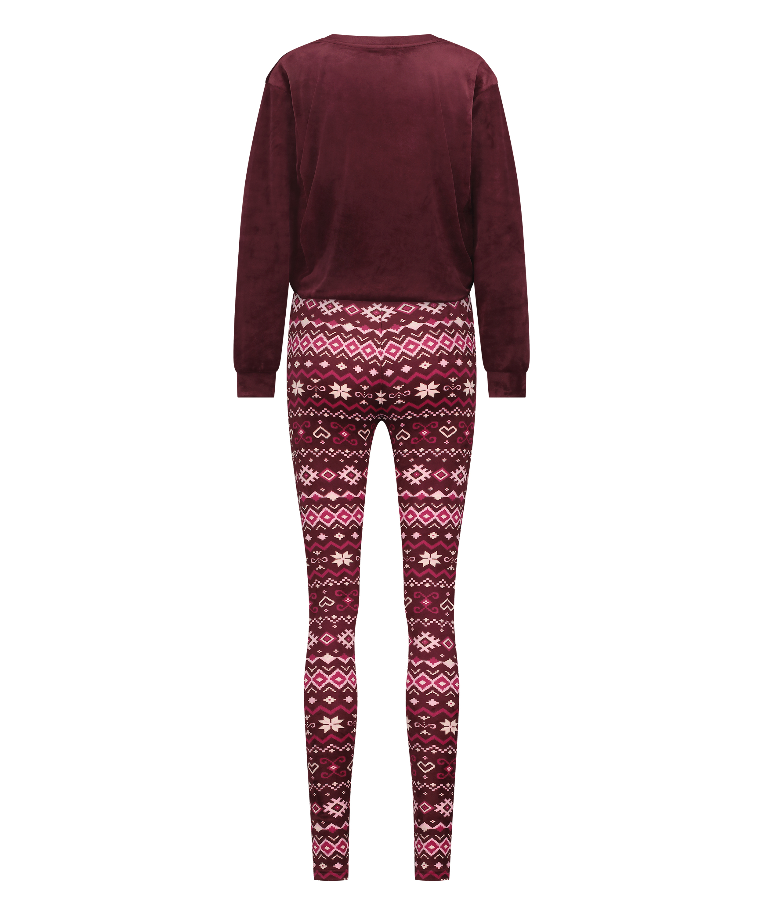 Conjunto de pijama con bolso, Rojo, main