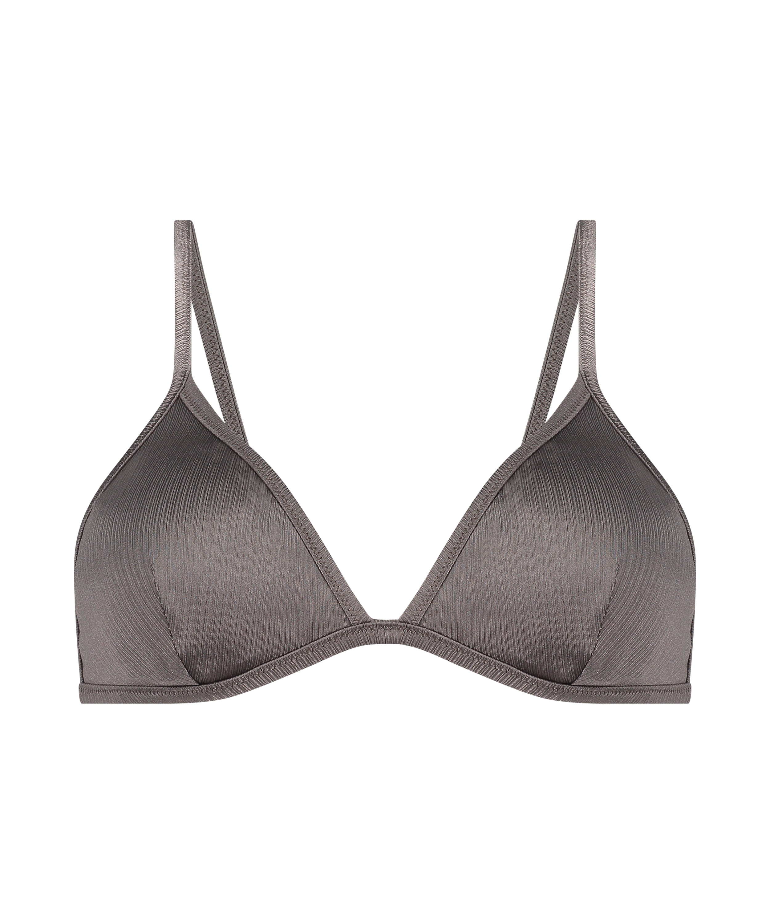 Top de bikini triangular Luna, Gris, main