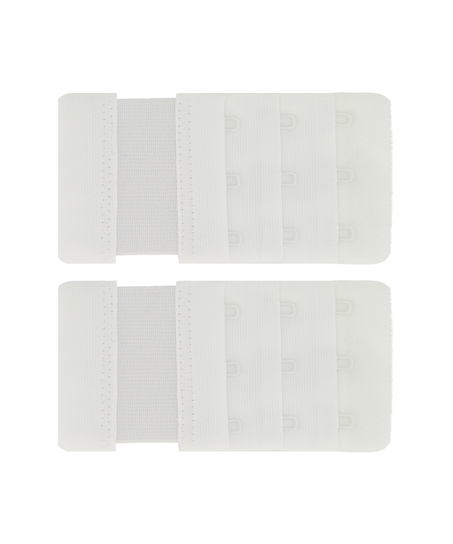 Pack de 2 extensores de sujetador, Blanco