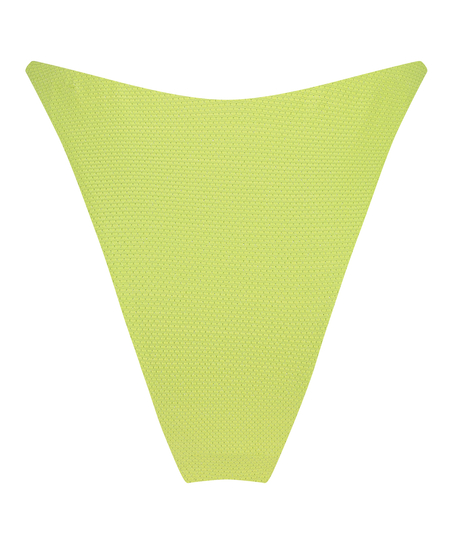 Braguita de bikini de tiro alto de l&uacute;rex Fiji, Verde