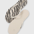 Chanclas Zebra, Negro