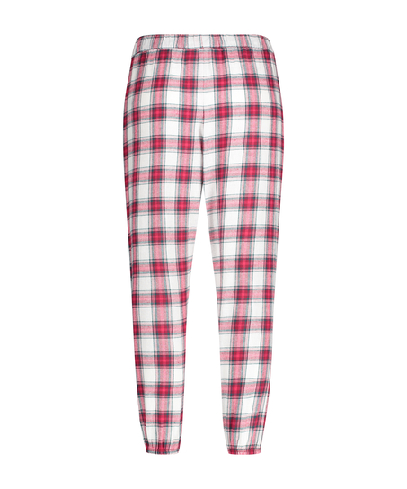 Pantal&oacute;n de pijama Petite Twill Check, Rojo