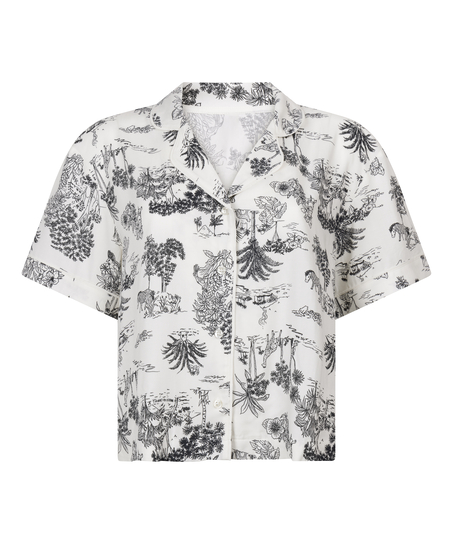 Chaqueta de manga corta, Blanco