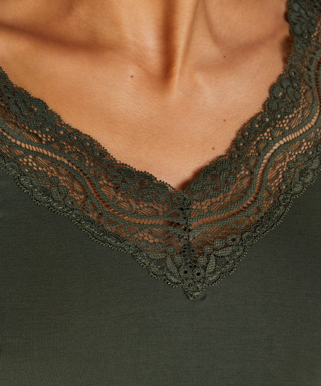 Top de pijama Jersey, Verde