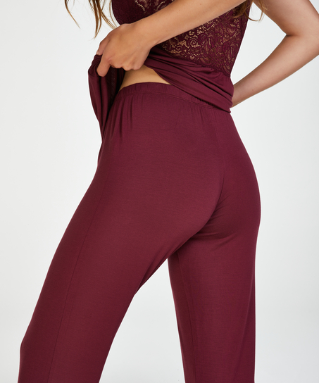 Conjunto de pijama Vera Lace, Rojo