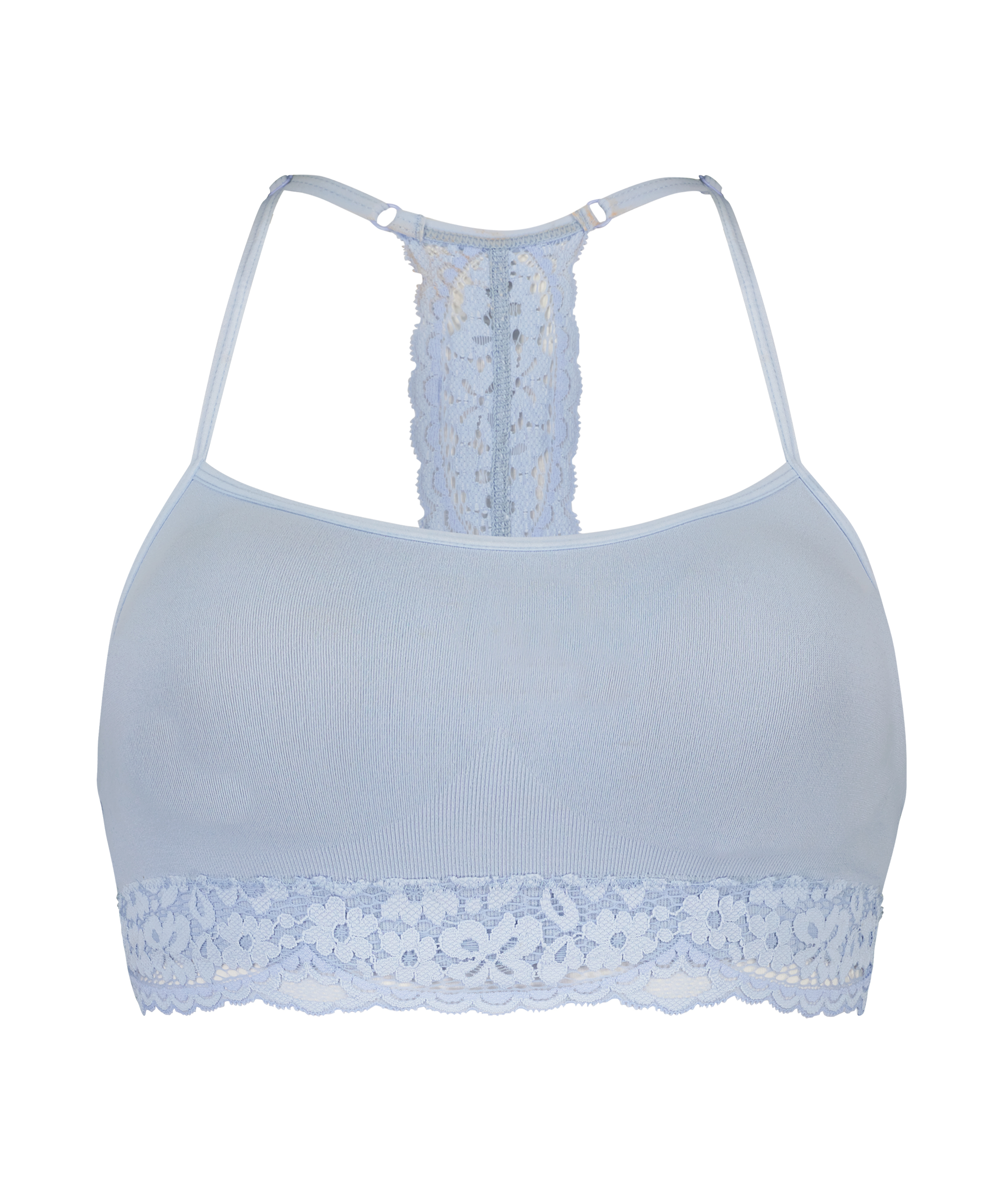 Bralette sin costuras Marine, Azul, main