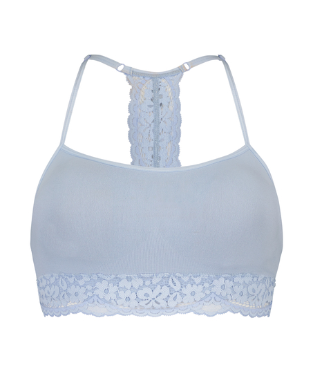 Bralette sin costuras Marine, Azul